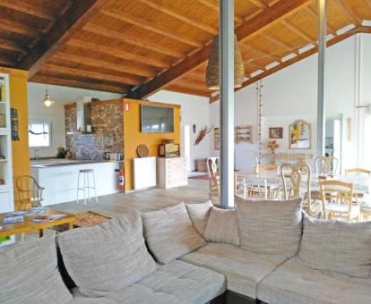 Espacio de uso compartido de este hermoso alojamiento rural.