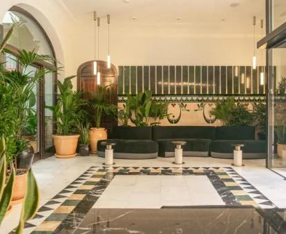 Uno de los preciosos rincones de este hotel romántico.