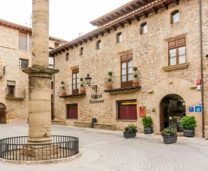 Edificio de este encantador hotel rural.