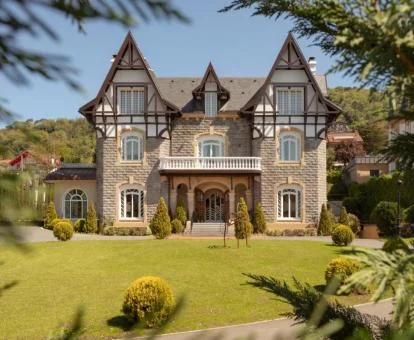 Precioso hotel romántico con amplios jardines y rodeado de naturaleza.