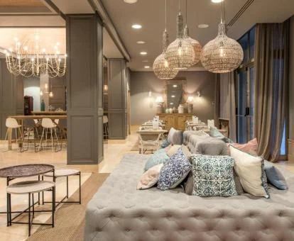 Uno de los elegantes espacios compartidos de este hotel boutique de diseño.